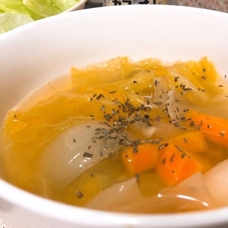 簡単野菜スープ(肉なしポトフ) レシピ・作り方 by PECO助 【クックパッド】 簡単おいしいみんなのレシピが390万品
